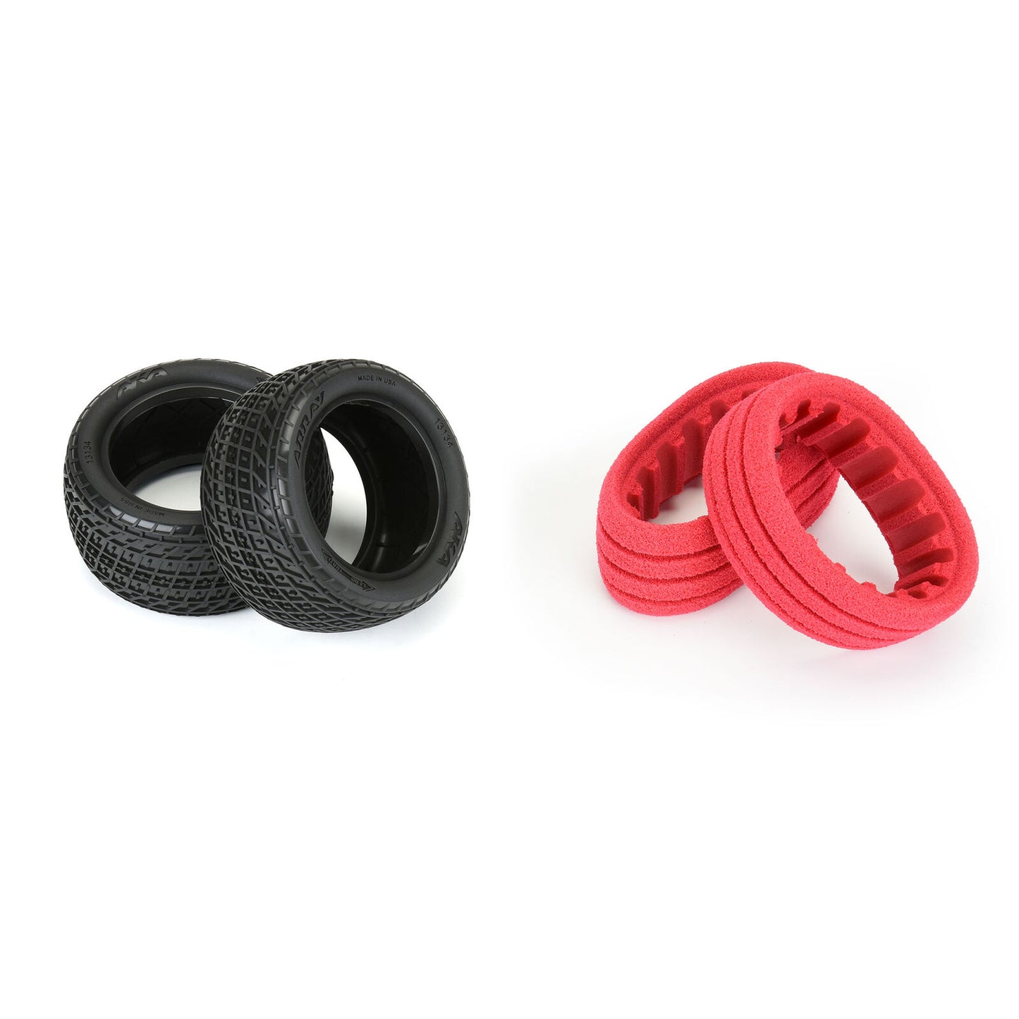 AKA 1/10 Array Rear 2.2" Dirt Oval Tires (2), AKA13134