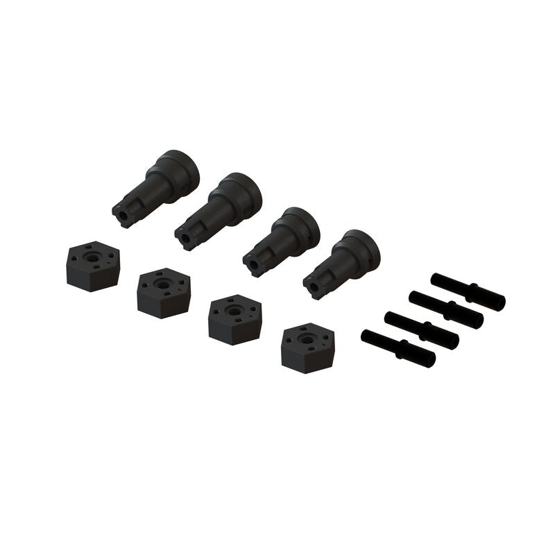 Wheel Axle and Hub Set B: GROM, NASCAR, ARA311229