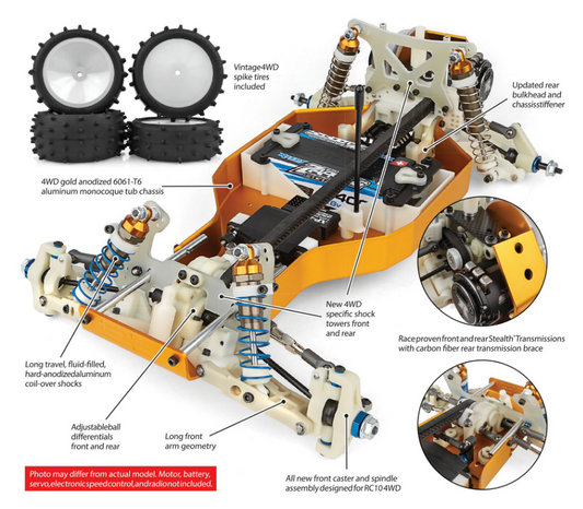 RC10 4WD Buggy Kit, ASC-6040