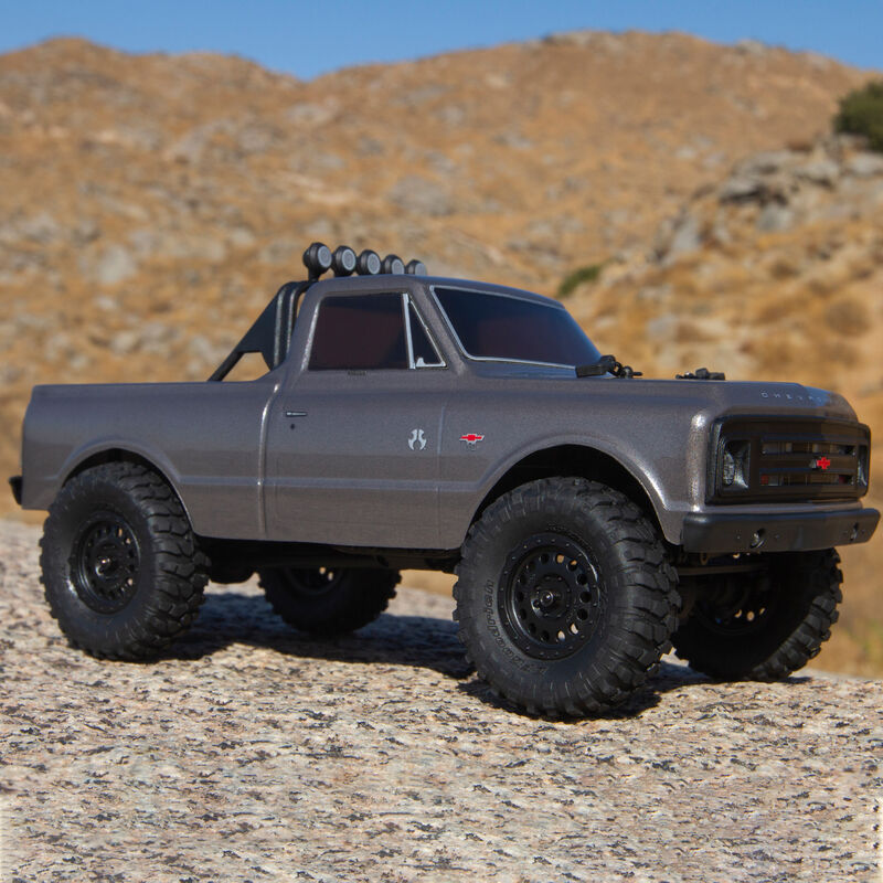 1/24 SCX24 1967 Chevrolet C10 4WD Truck Brushed RTR, Silver