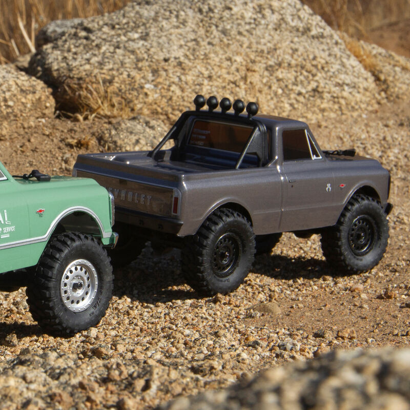 1/24 SCX24 1967 Chevrolet C10 4WD Truck Brushed RTR, Silver
