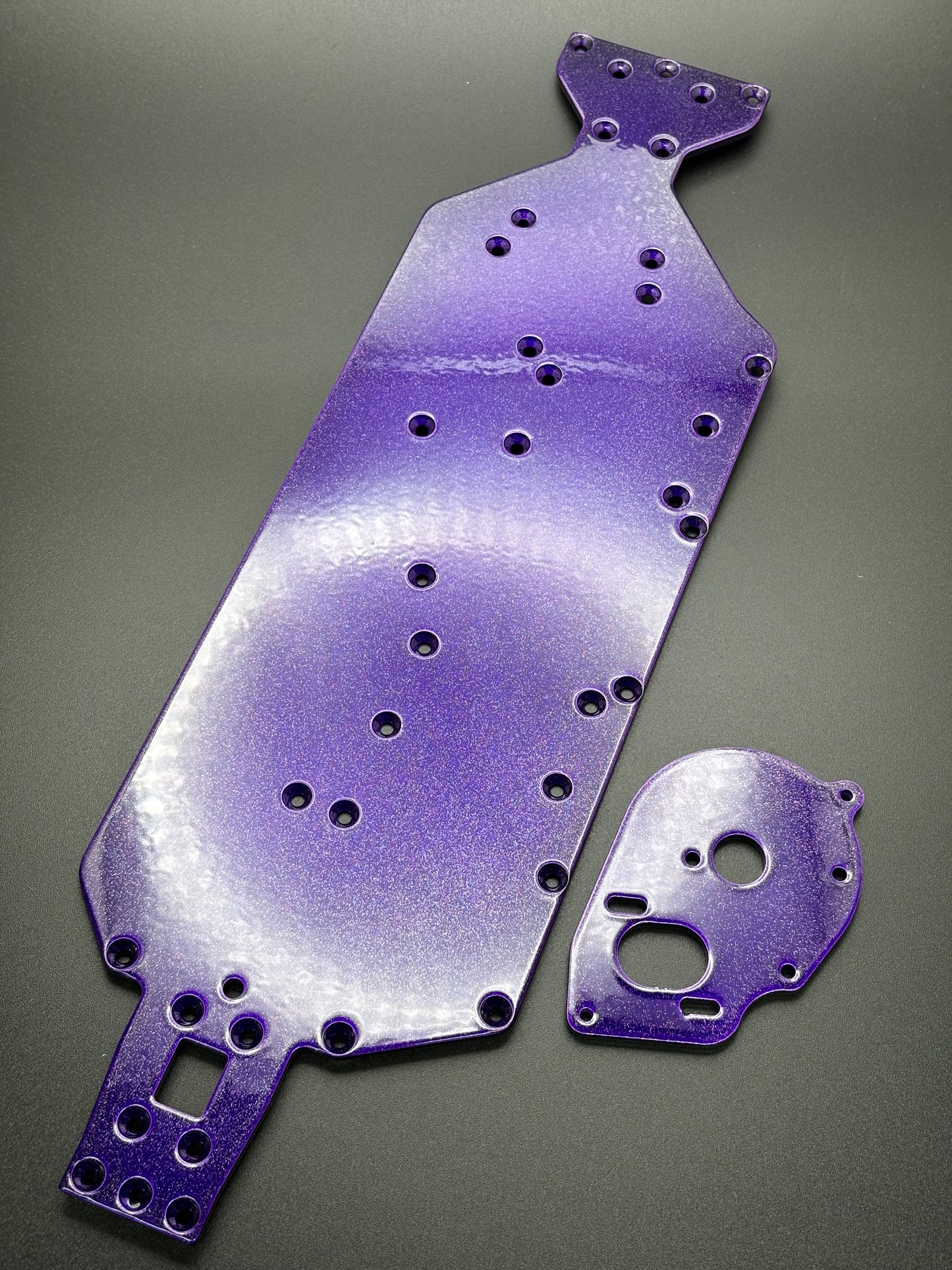 Powder Coated Losi 22S Sprint Aluminum Chassis & Motor Plate