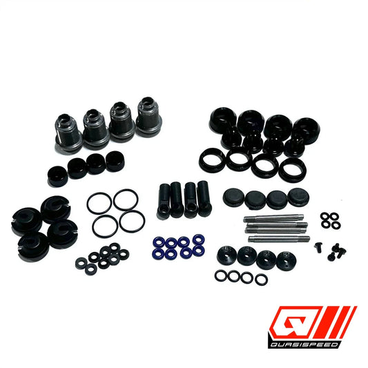 QuasiSpeed Small Bore V2 Shock Kit (4 Short), QS-5103