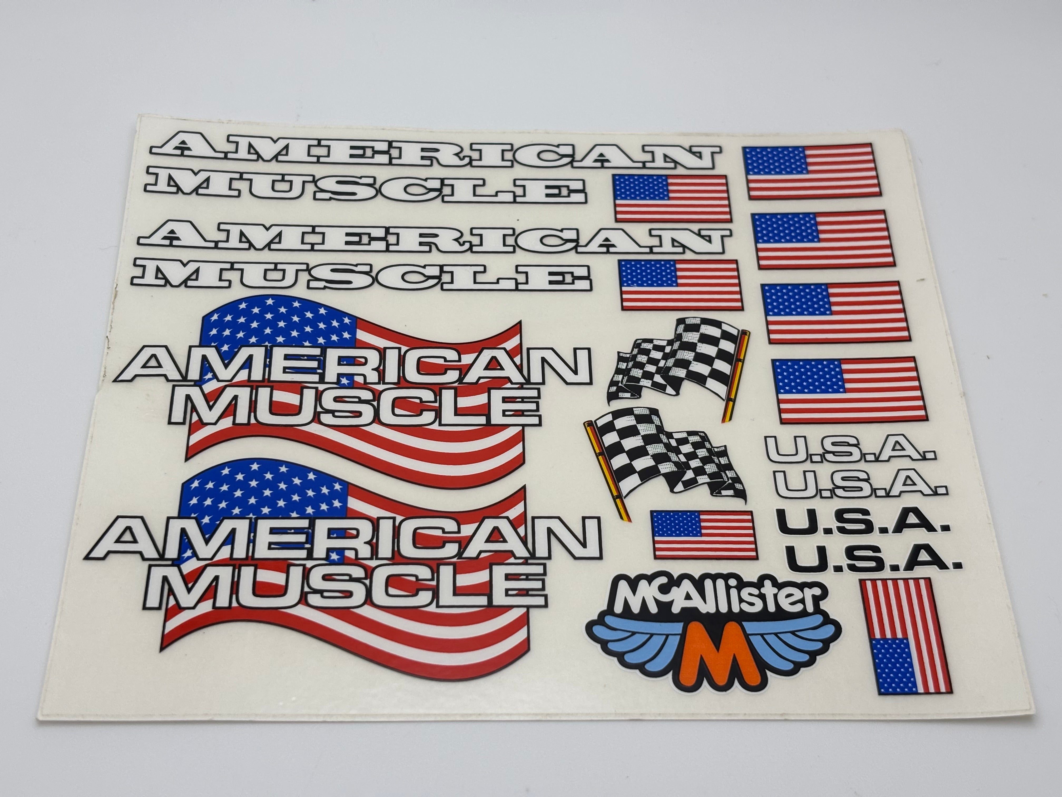 Mcain Racing Sticker Decals / Stickers – Go Fast Hobbies