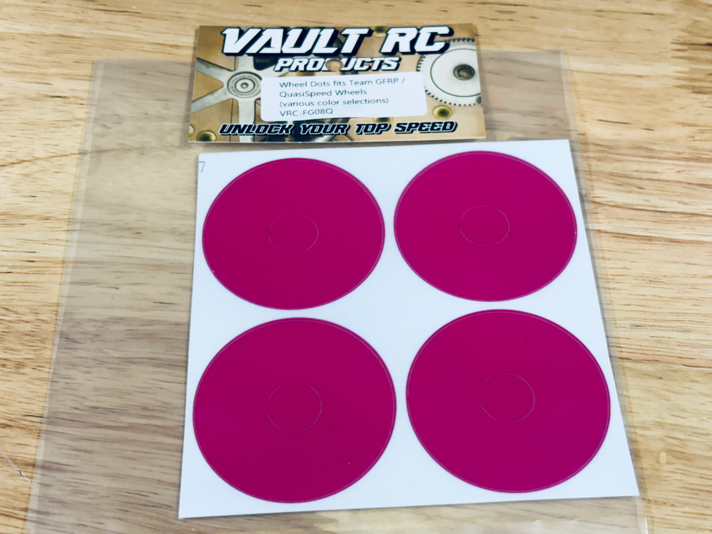 Wheel Dots fit QuasiSpeed Wheels, various color selections