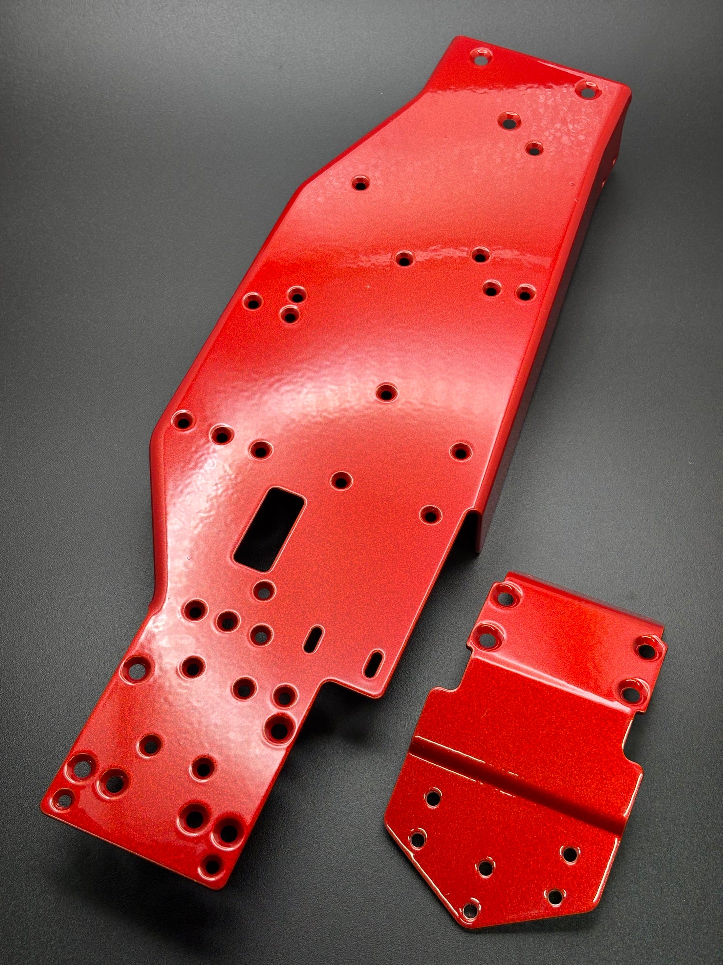 Associated RC10GT Powder Coated Tub Chassis and Nose Plate