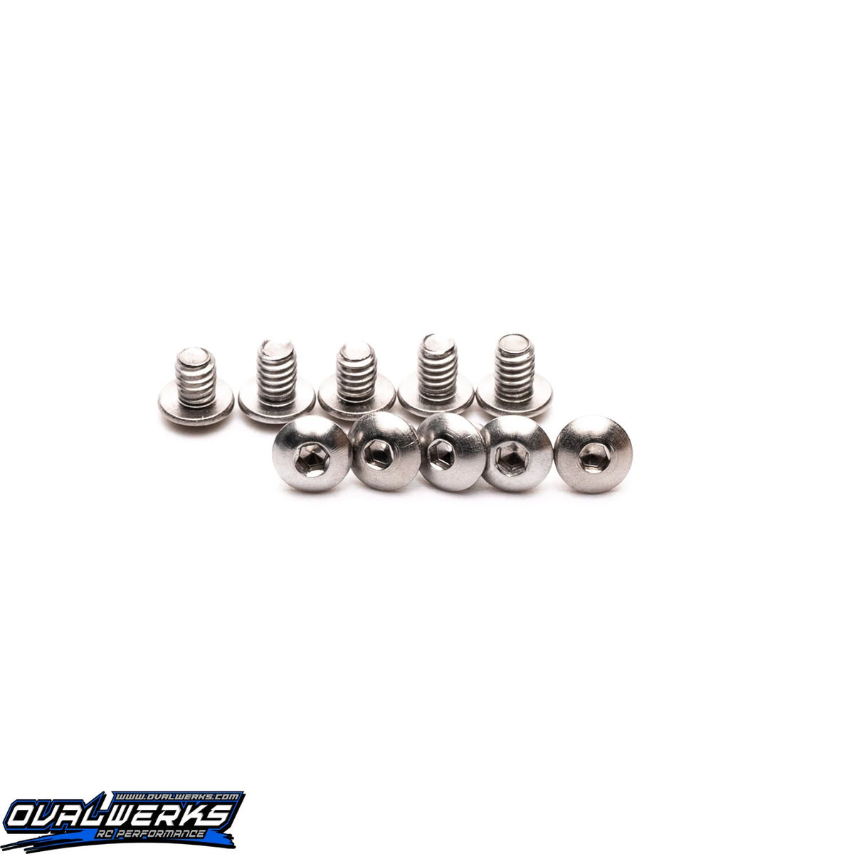 Ovalwerks 2-56 x 1/8 Button Head Screws, OW-013