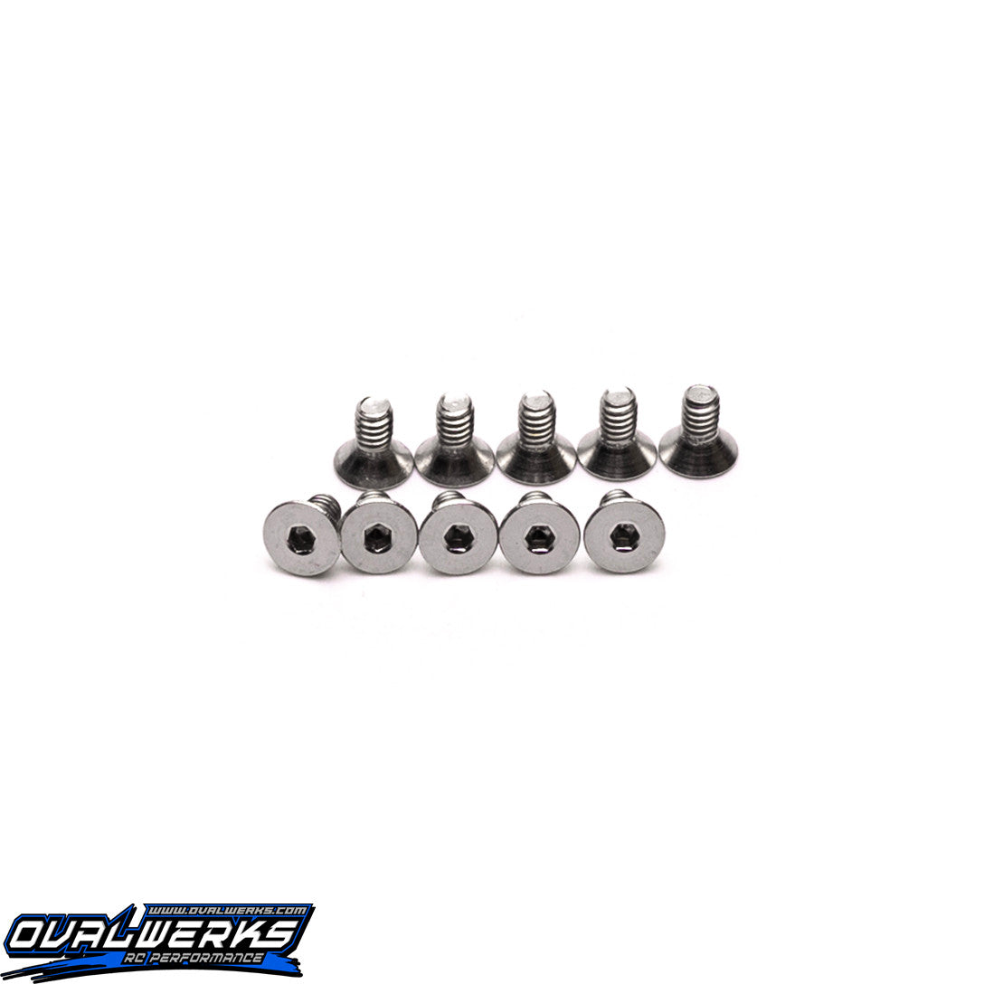 Ovalwerks 2-56 x 3/16 Flat Head Screws, OW-015