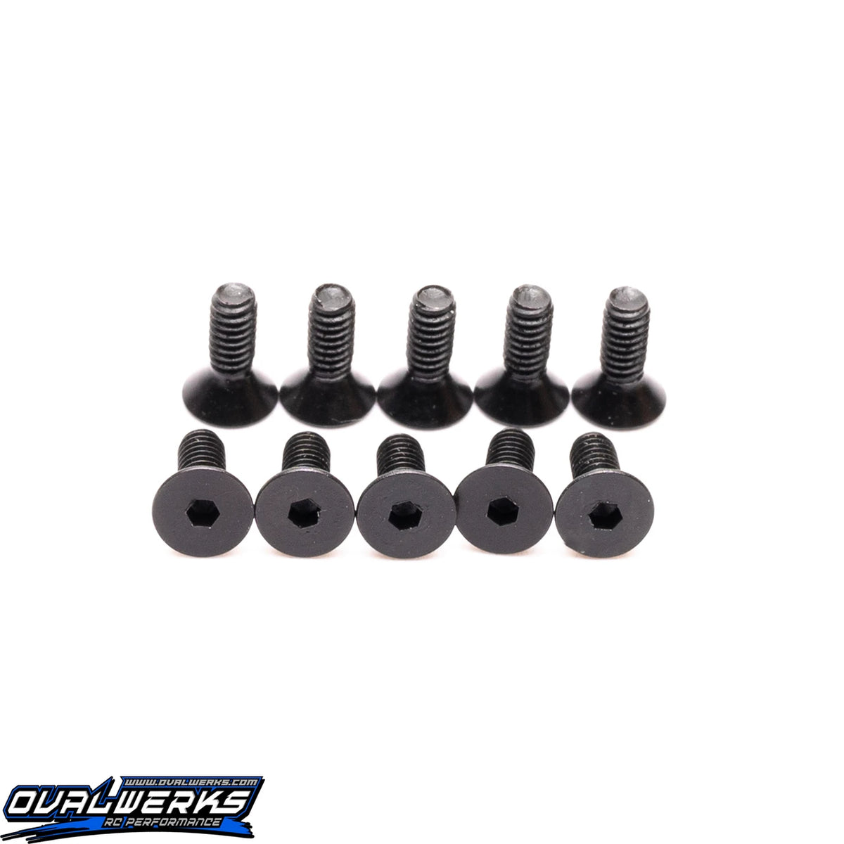 Ovalwerks 2-56 x 1/4 Flat Head Screws, OW-017