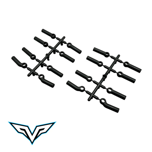 Team Velocity RC VS2 Ball Cup Set - 3mm Turnbuckle, VEL-35000