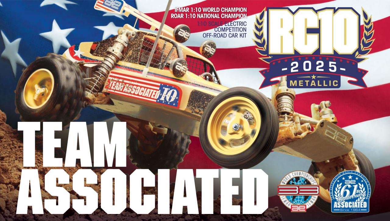 RC10 2025 Metallic Gold Special Edition Kit, ASC-6042
