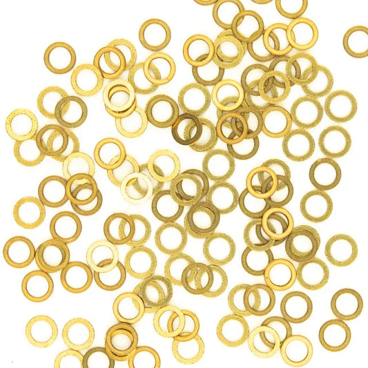 Ovalwerks 0.010" x 1/8 Brass Front Axle Shims (10)