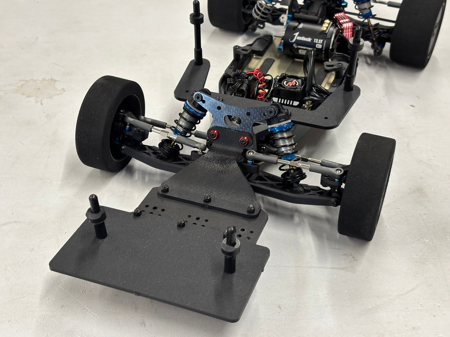 Impact B6 Buggy MWM Body Bumper/Mid/Rear Mount Kit, VRC-9227