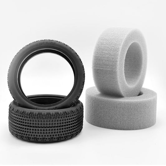 HotRace 1/10 Tires V1 Carpet 4wd Front, HR-003-0472