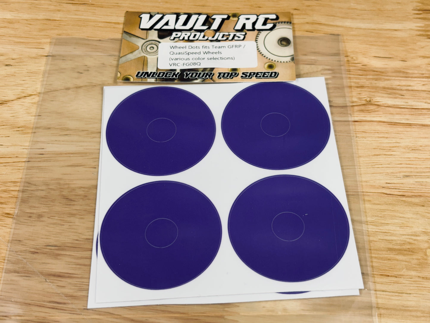 Wheel Dots fit QuasiSpeed Wheels, various color selections