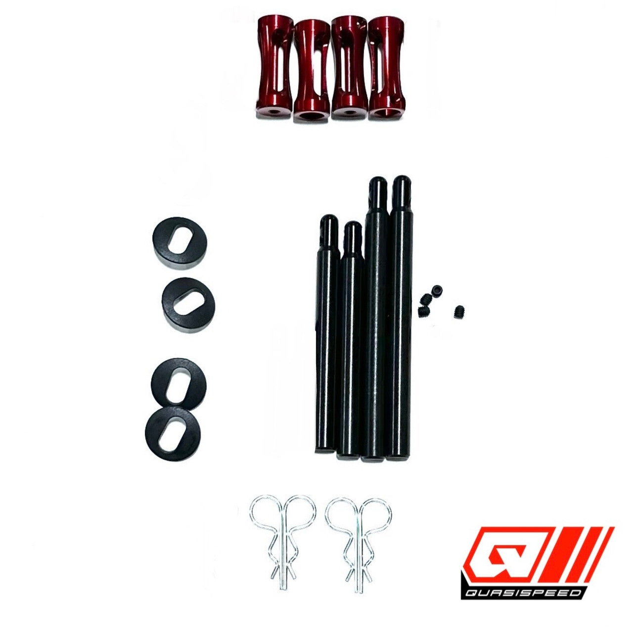 Metric Clipped Body Post Kit (4) QS-4001