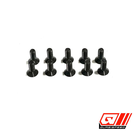 M3 x 8mm FHS (10), QS-6806