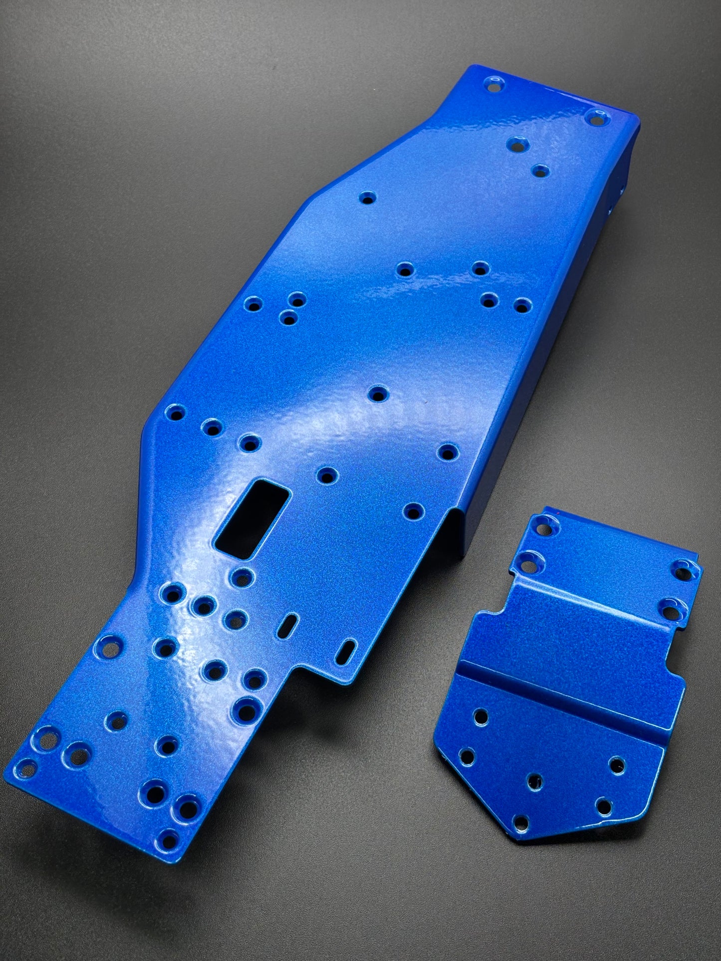 Associated RC10GT Powder Coated Tub Chassis and Nose Plate
