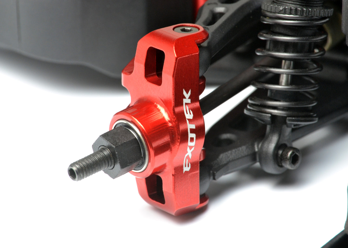 LOSI NASCAR GROM HD STEERING HUBS, 7075, EXO2366