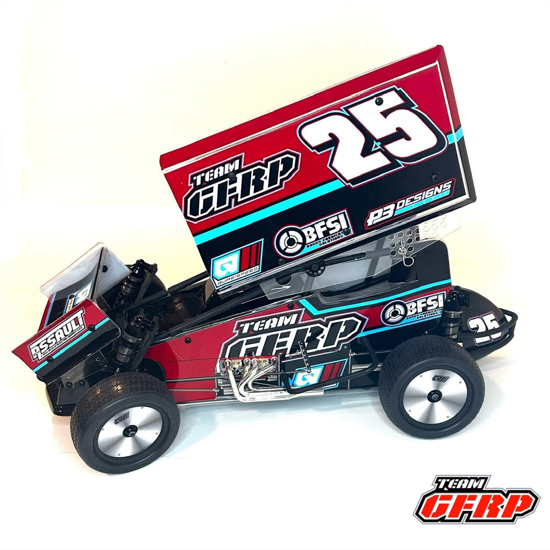 Team GFRP 2024 Assault High Bite Sprint Car Kit, GFR7011 Go Fast Hobbies