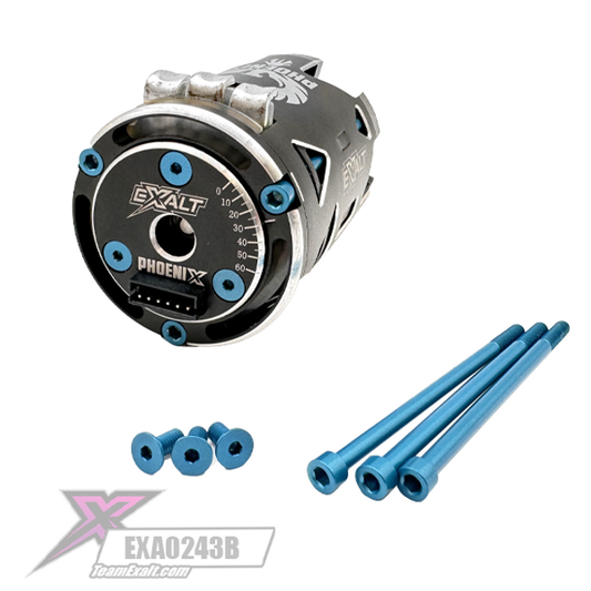 Complete Modified 25.5T Motor Aluminum Screw Kit (6), EXA0243