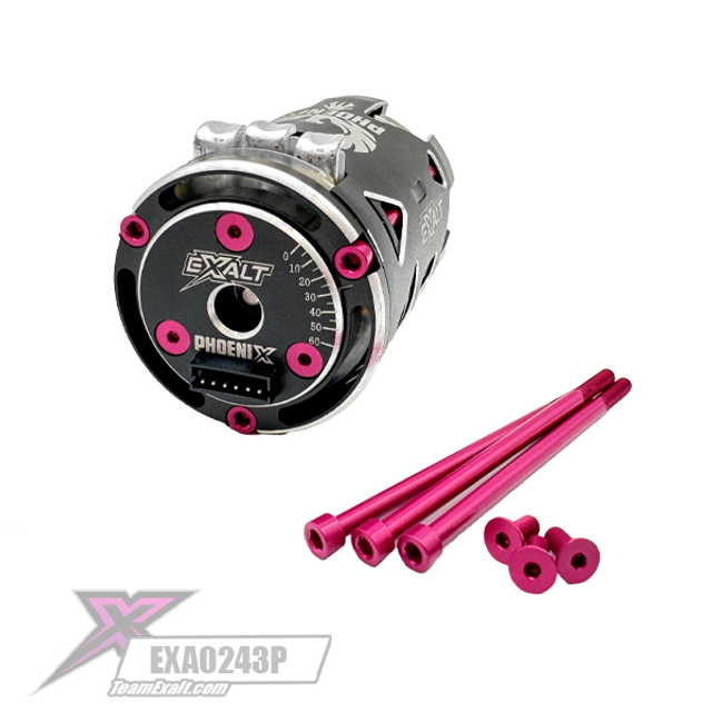 Complete Modified 25.5T Motor Aluminum Screw Kit (6), EXA0243