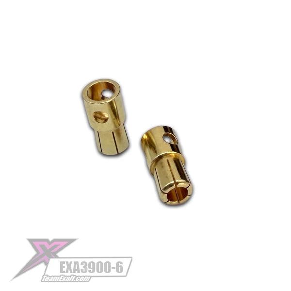 Team Exalt 6mm Exalt Male "Low IR" Bullet Plugs (Pair), EXA3900-6