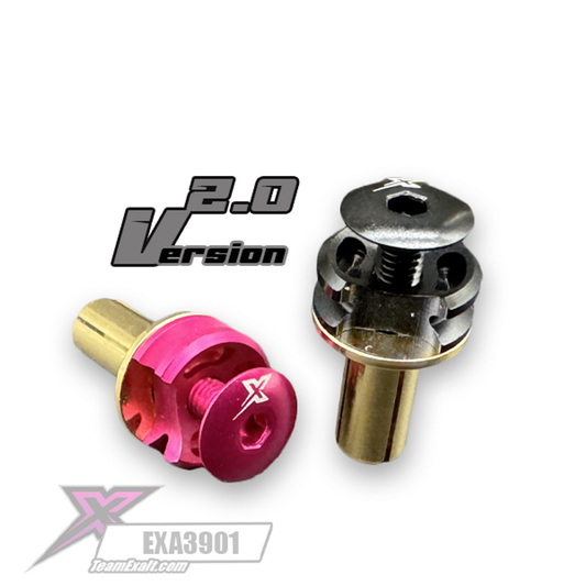 Team Exalt 5mm Adjustable Bullets w/ Heatsink (pair), EXA3901