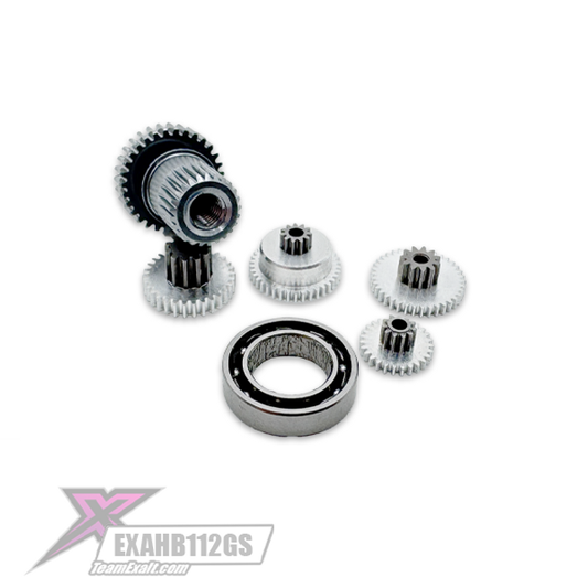 HB112 1/12 Metal Gear Brushless Mini Servo Replacement Gear Set, EXAHB112GS