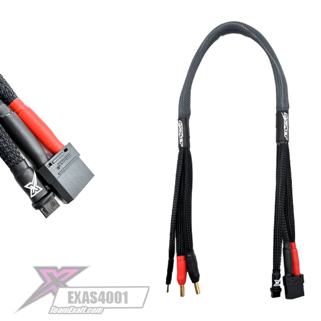Team Exalt 2S Specialized XT90 to 5mm Bullet ProCharge Charging Cable (Junsi iCharger 456/458 Duo), EXAS4001