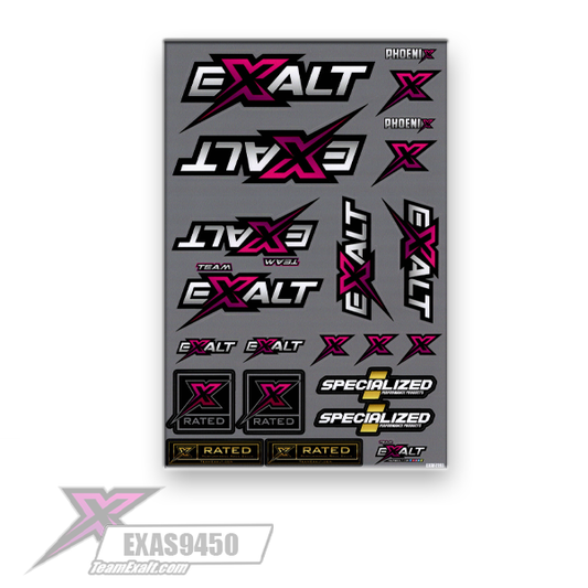 Team Exalt Sticker Sheet, EXAS9450