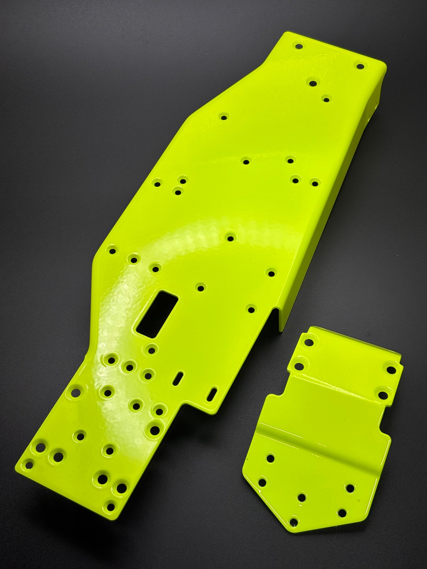 Associated RC10GT Powder Coated Tub Chassis and Nose Plate