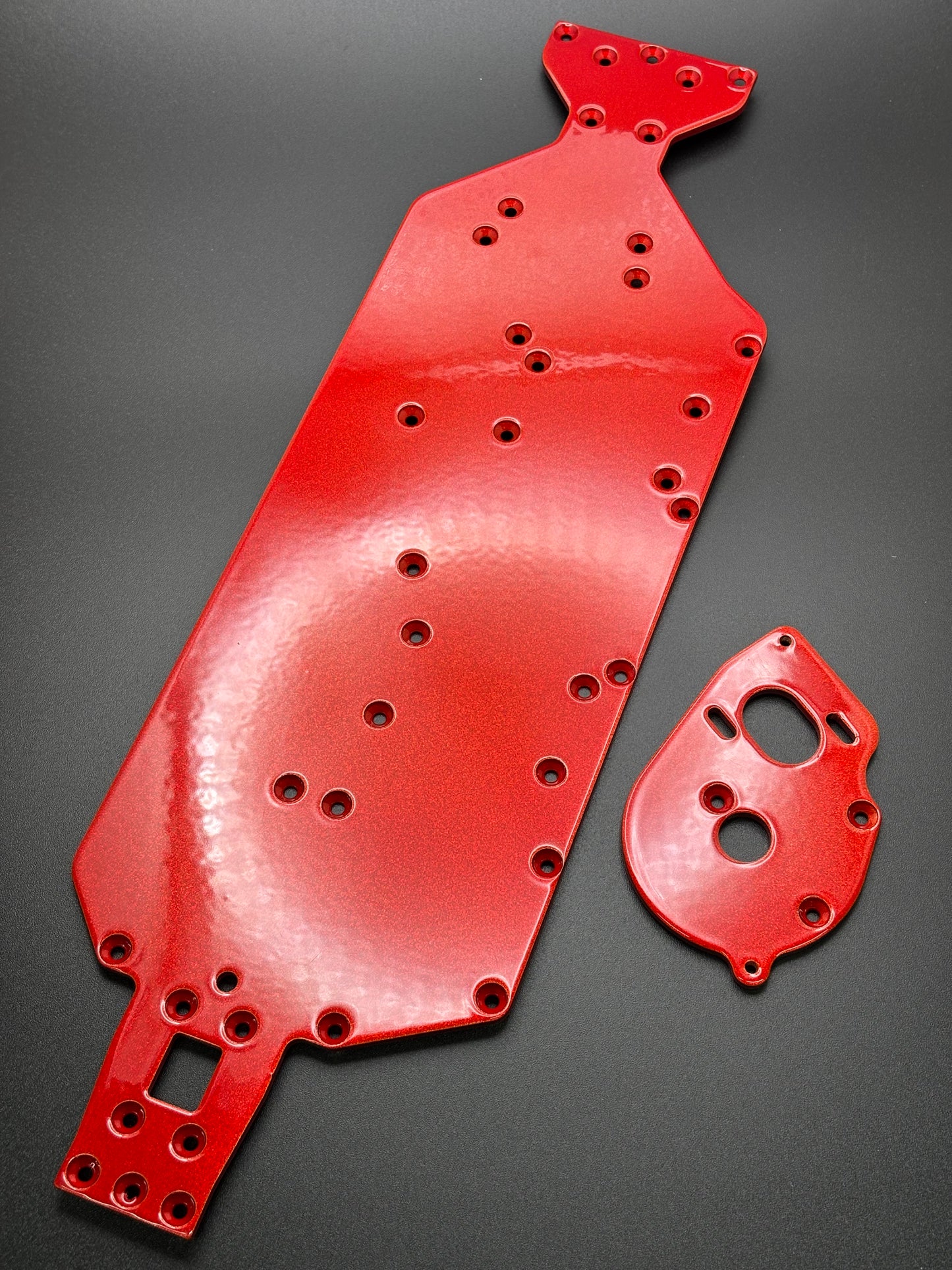 Powder Coated Losi 22S Sprint Aluminum Chassis & Motor Plate