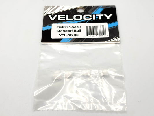 Team Velocity RC Delrin Shock Standoff Ball (4), VEL-51200