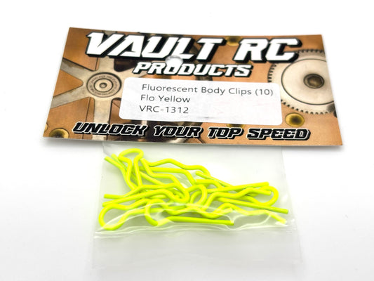Fluorescent Body Clips (10), VRC-1310