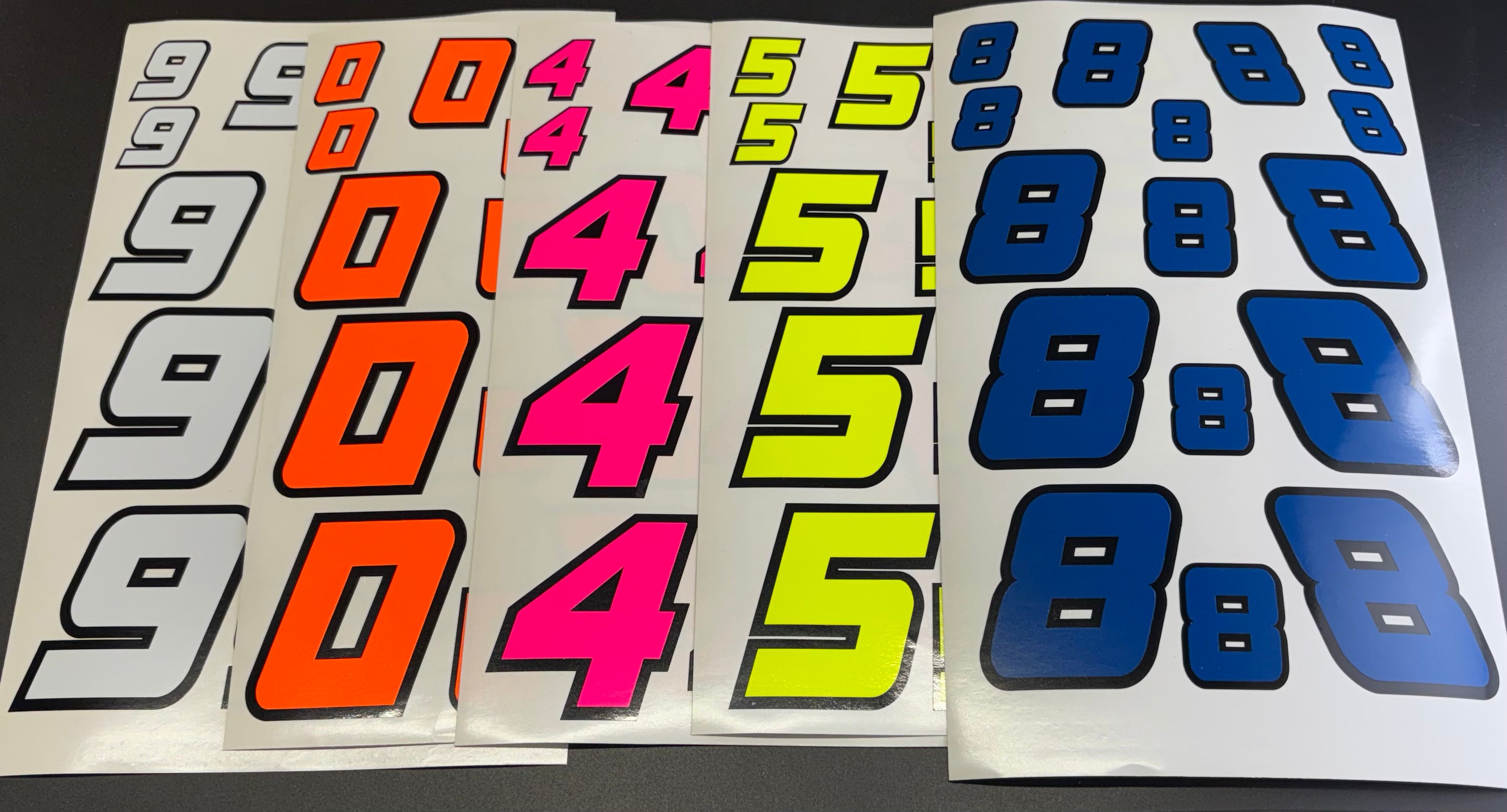 Victory RC Products RC Racing Numbers Design #1 with Black Edge – Go ...