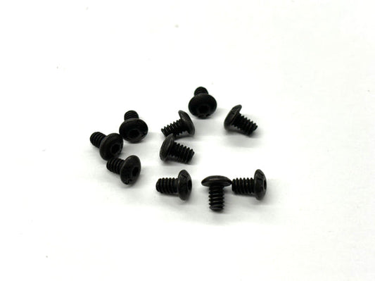4-40 x 1/4 Button Head Screw (Black Steel) Set of 10, VRC-8265
