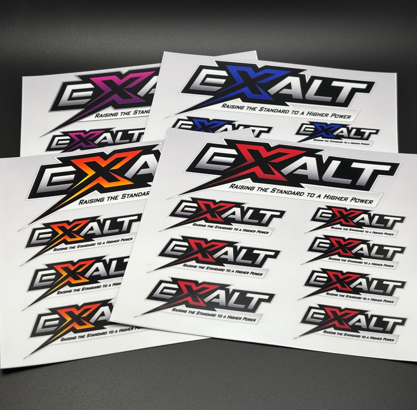 Team Exalt Logo Decals Sticker Sheet