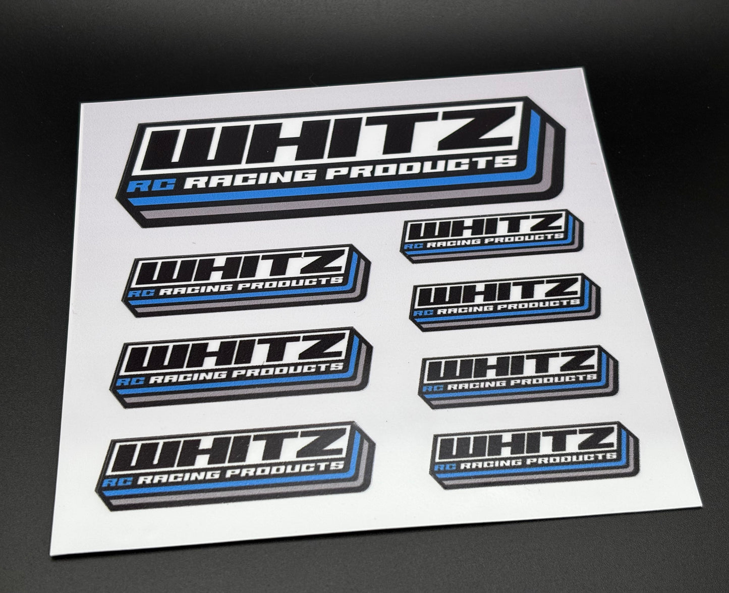 Whitz Racing Logo Decals Sticker Sheet