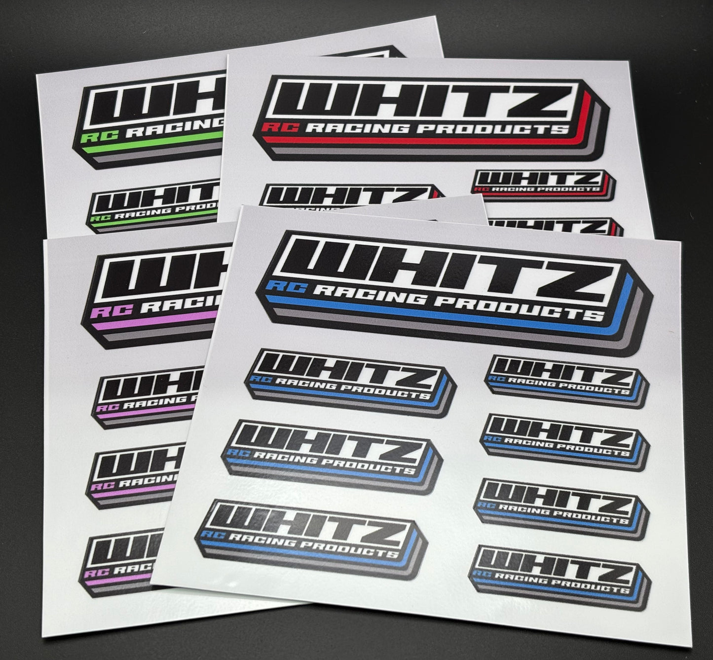 Whitz Racing Logo Decals Sticker Sheet