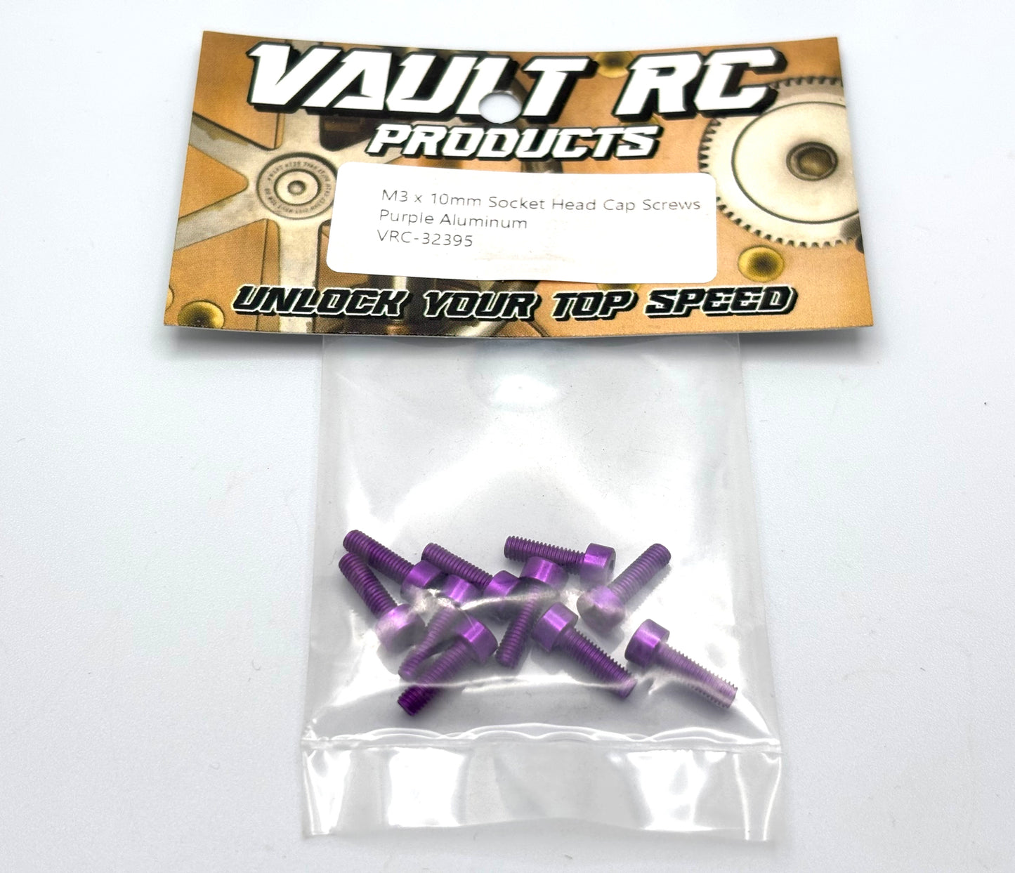 M3 x 10mm Socket Head Cap Screws - Aluminum