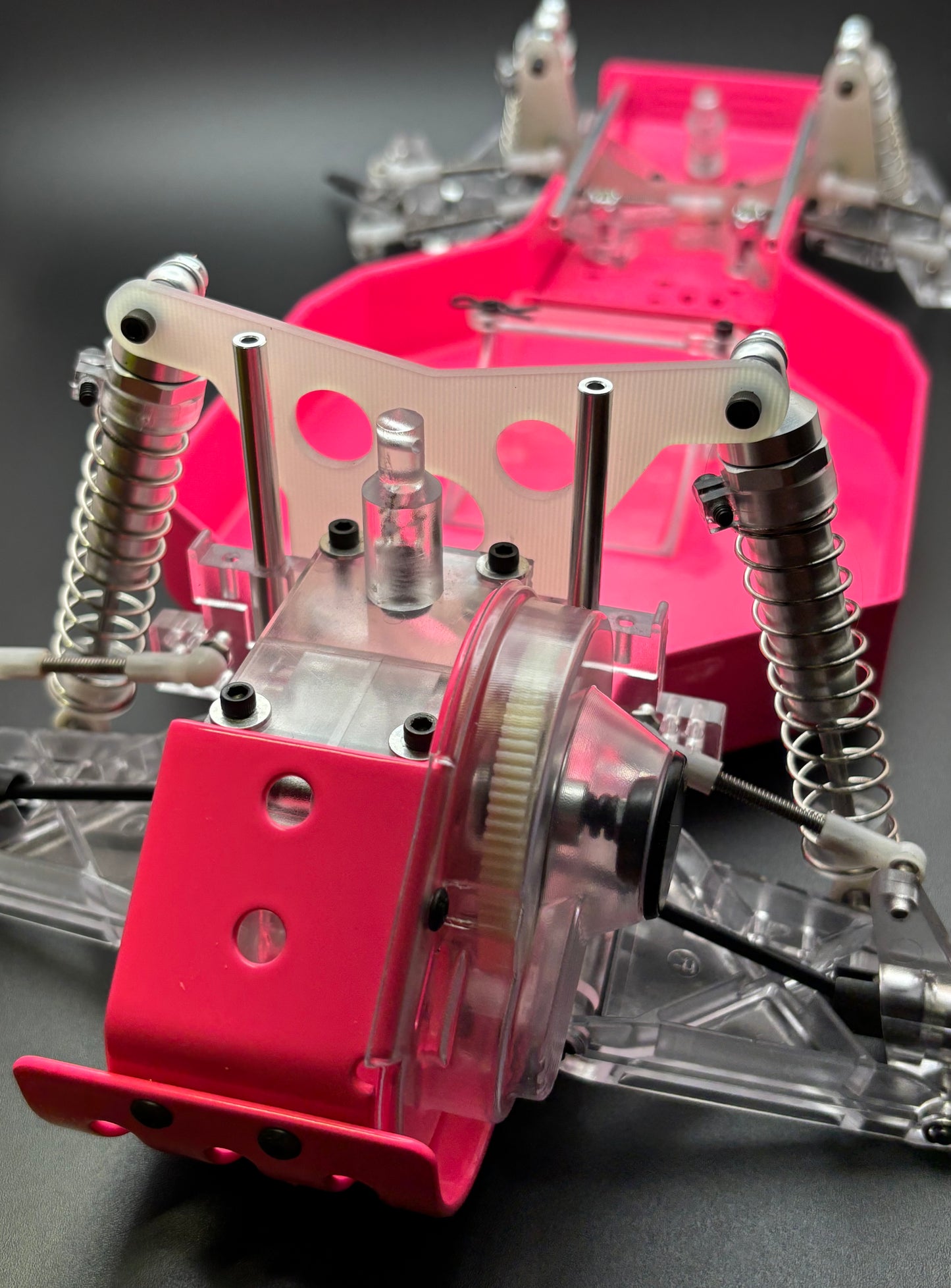 Associated RC10 Powder Coated Tub Chassis, Nose Plate, Motor Mount (Available End of Oct)