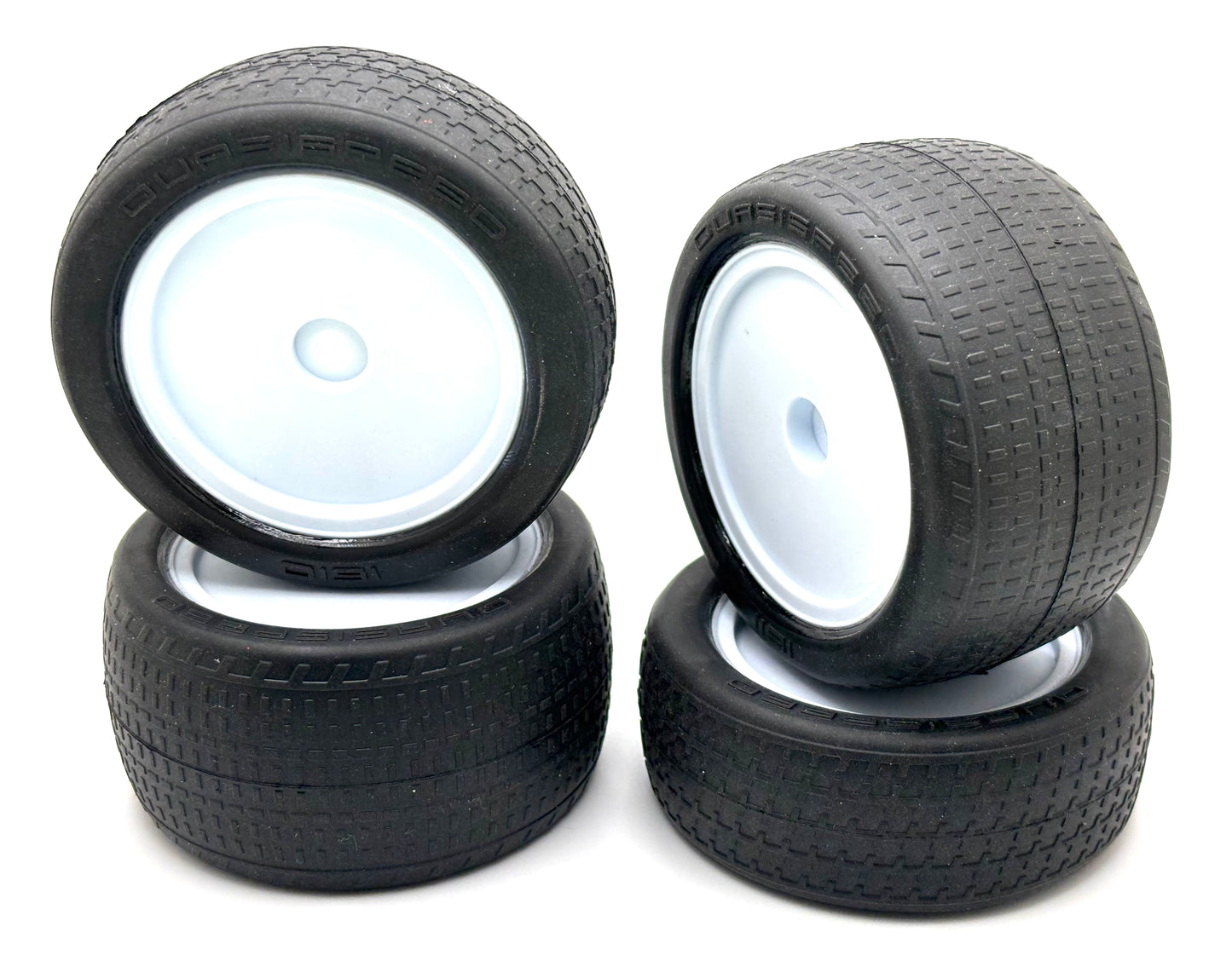 Go Fast Mounts - QuasiSpeed Rubber Tires with Inserts FR & RR (4)
