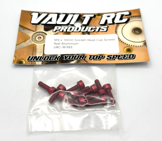 M3 x 10mm Socket Head Cap Screws - Aluminum