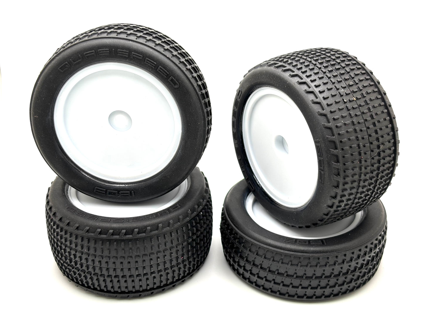 Go Fast Mounts - QuasiSpeed Rubber Tires with Inserts FR & RR (4)