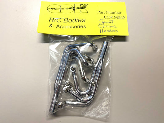 Chrome Sprint Car Headers GFR-4167 CKM225