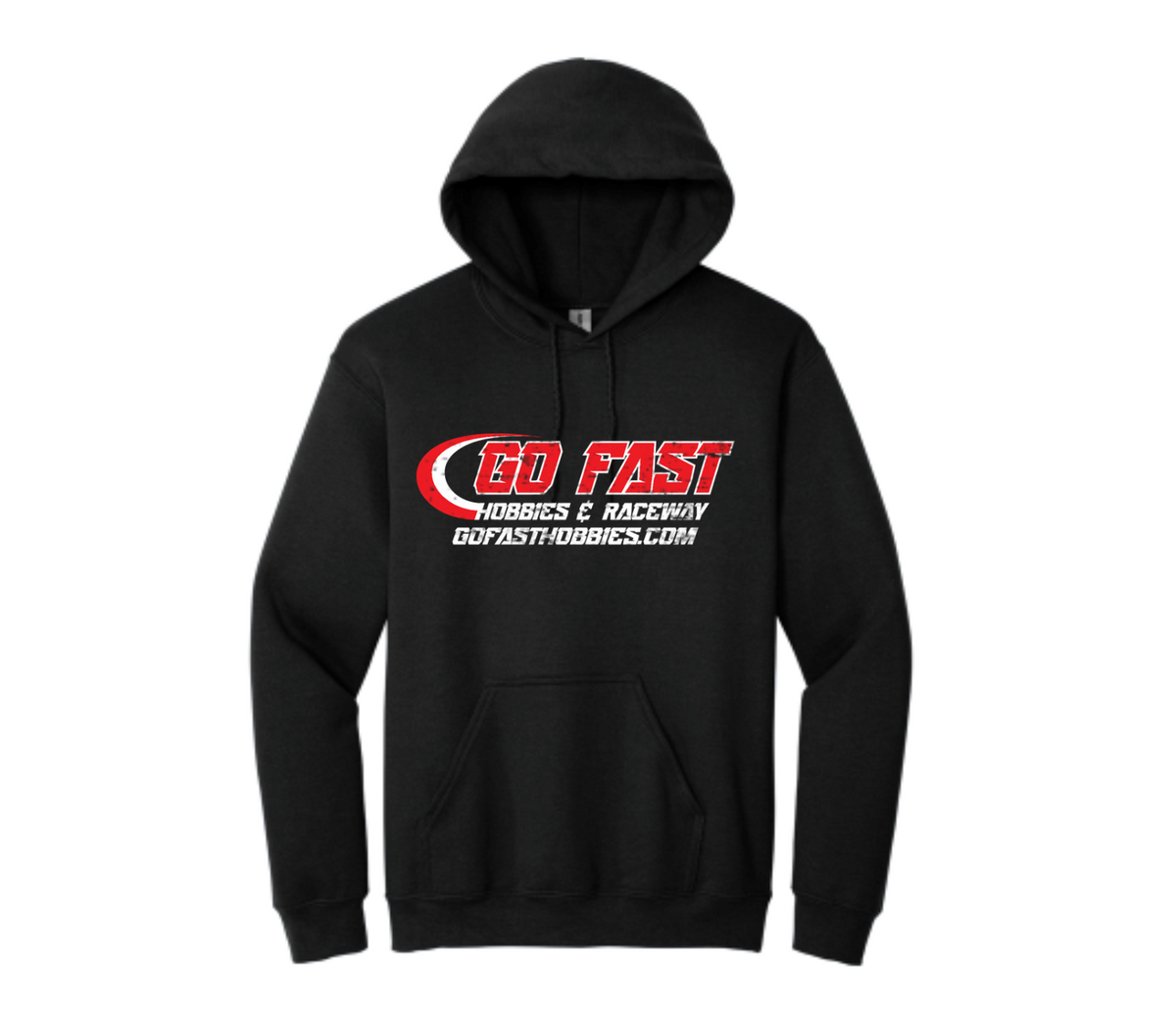 Go Fast Raceway and Hobbies Hoodie – Black