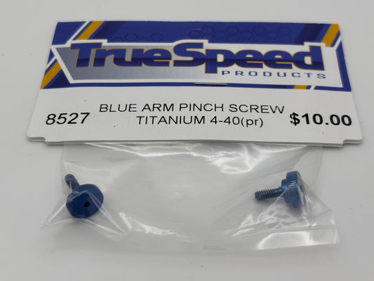 Blue Titanium Pinch 4-40 Screws (2), CW-8527