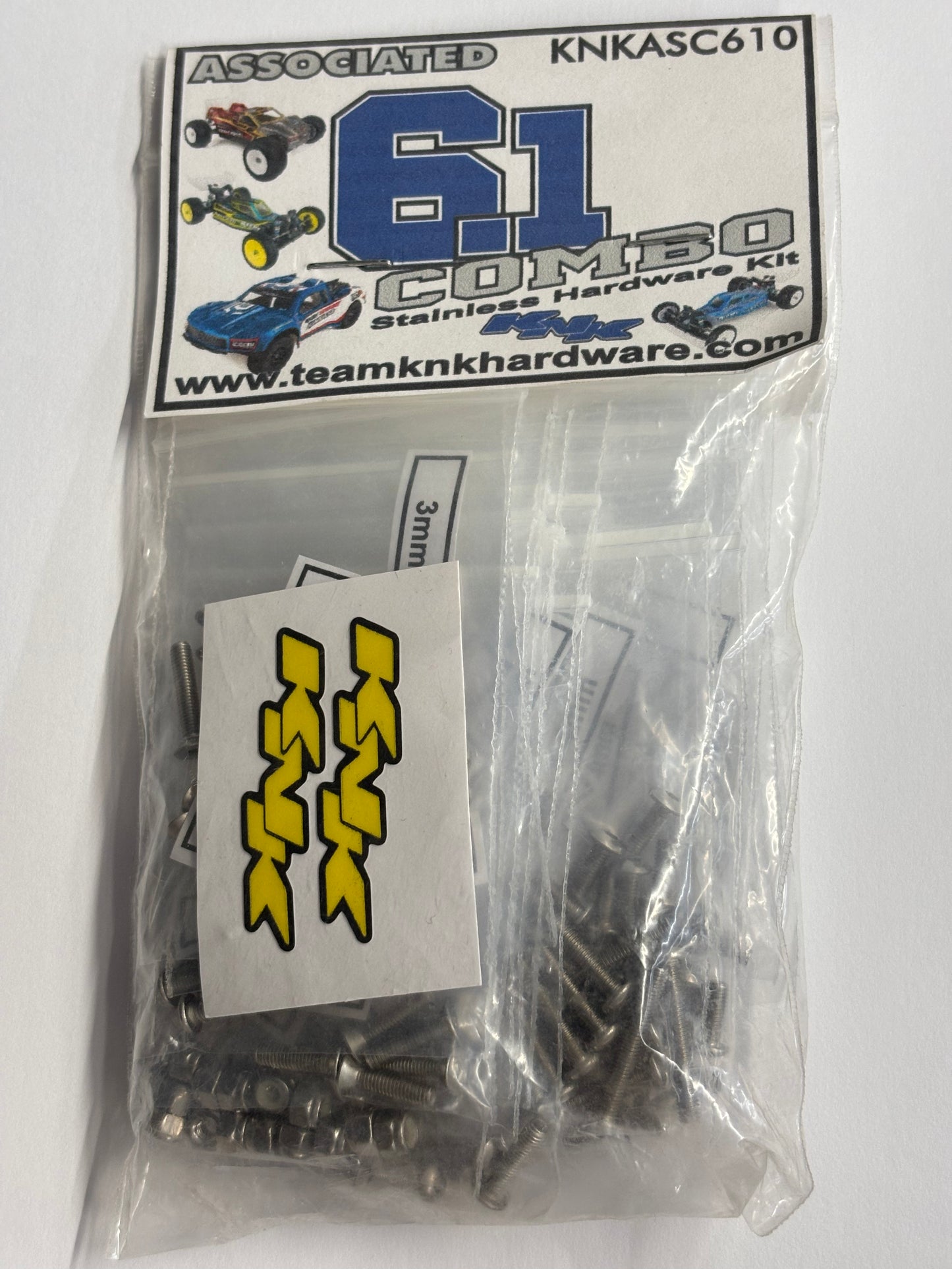 Stainless Kit for Original RC10 B6.1/B6.1D/T6.1/SC6.1 , KNKASC610