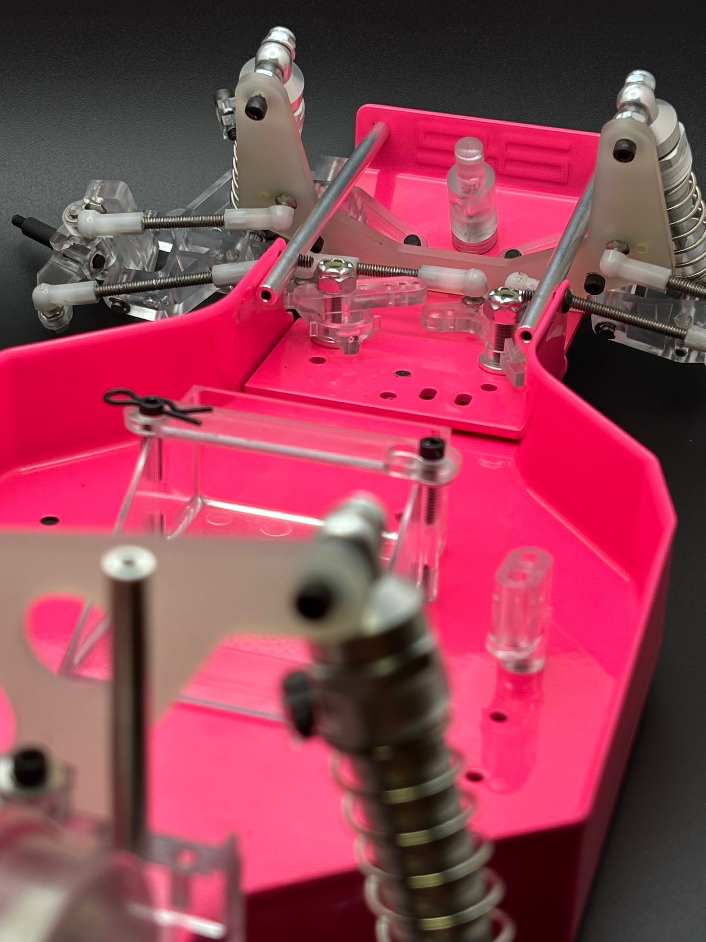Associated RC10 Powder Coated Tub Chassis, Nose Plate, Motor Mount (Available End of Oct)
